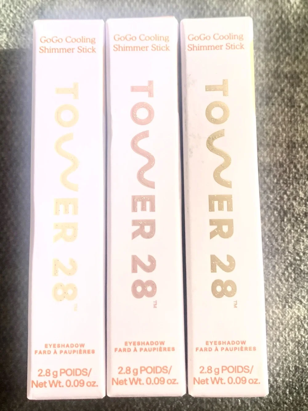 Tower 28 GoGo Cooling Shimmer Eyeshadow Stick VIPER-Cool Mauve NIB
